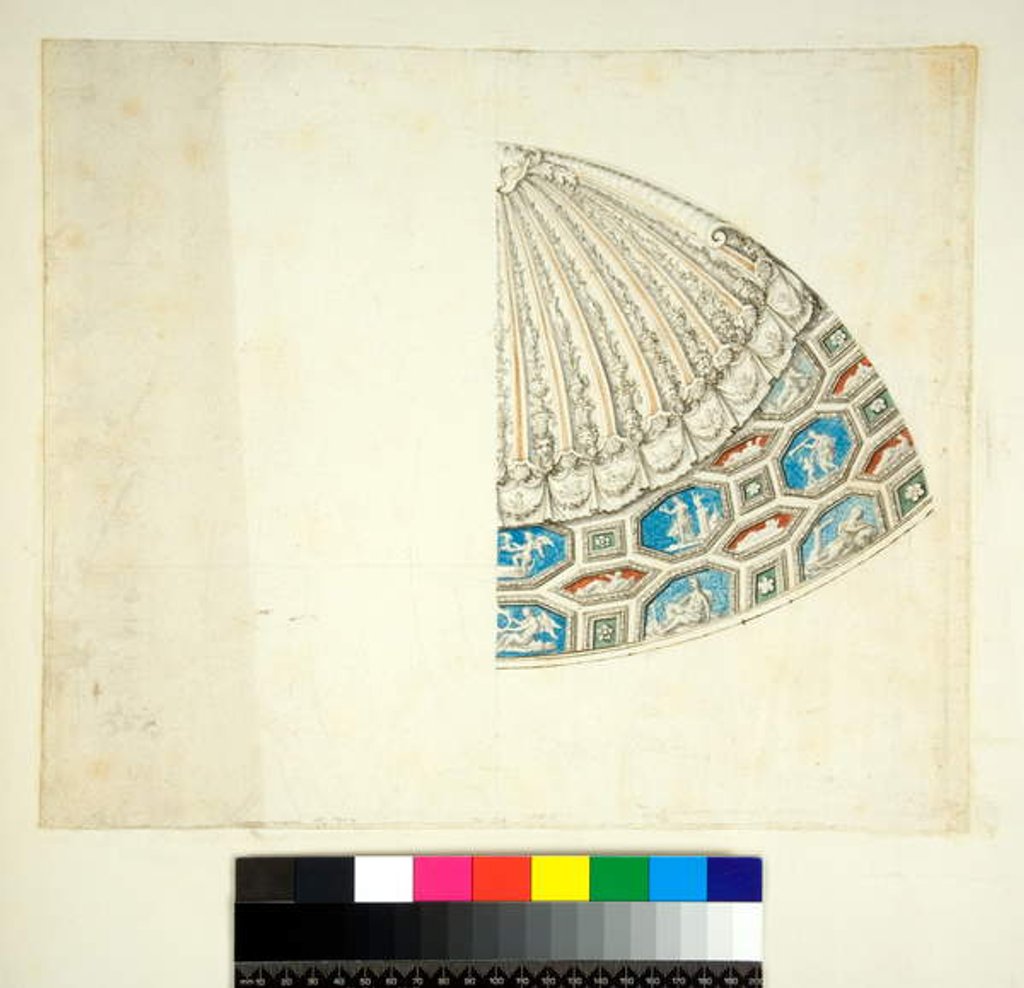 Detail of Vaulting of the Villa Madama by Pietro Santi Bartoli