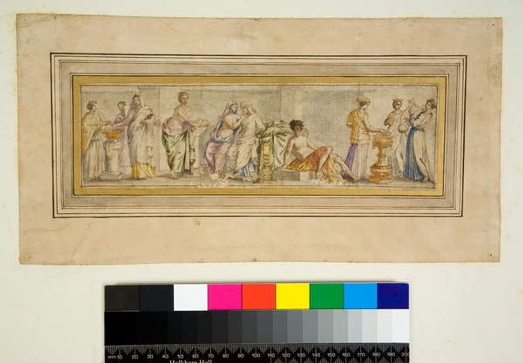 Detail of Vaulting of the Villa Madama by Pietro Santi Bartoli