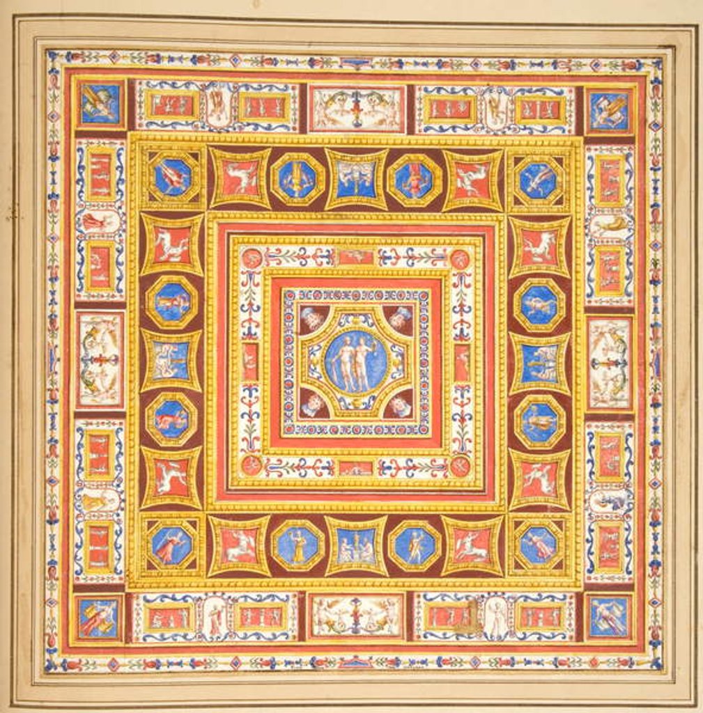 Detail of Holkham II. 23, folio from Album Ashby II by Francesco Bartoli