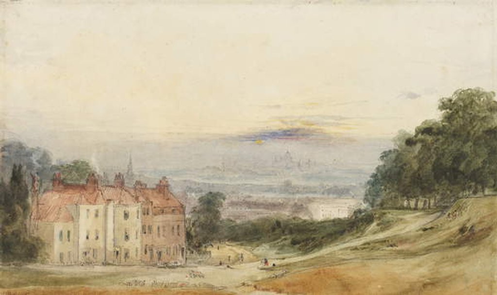 Detail of London from Blackheath by James Holland