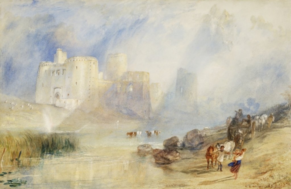 Detail of Kidwelly Castle, Carmarthenshire by Joseph Mallord William Turner