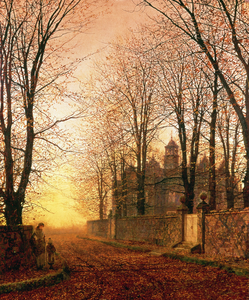 Detail of In the Golden Olden Time, c.1870 by John Atkinson Grimshaw