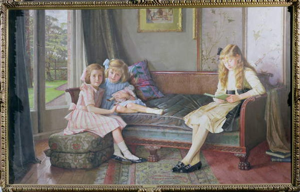 Detail of The Children of James Todd, 1920 by William Logsdail