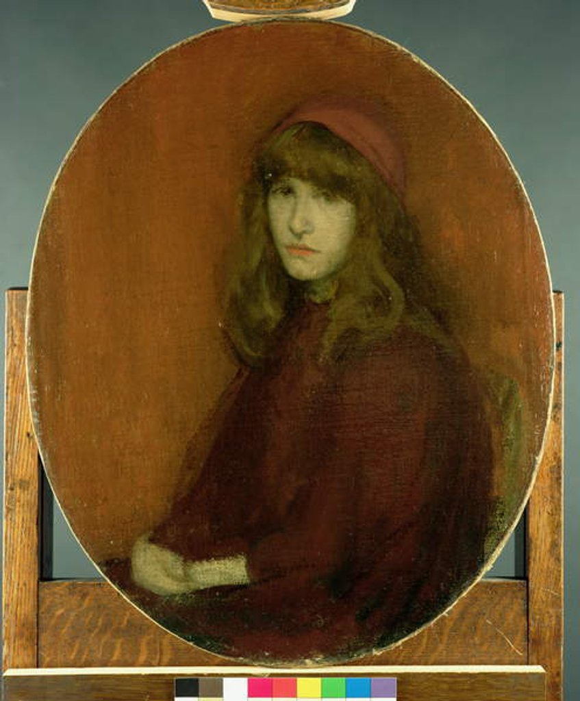 Detail of Lillie: An Oval by James Abbott McNeill Whistler