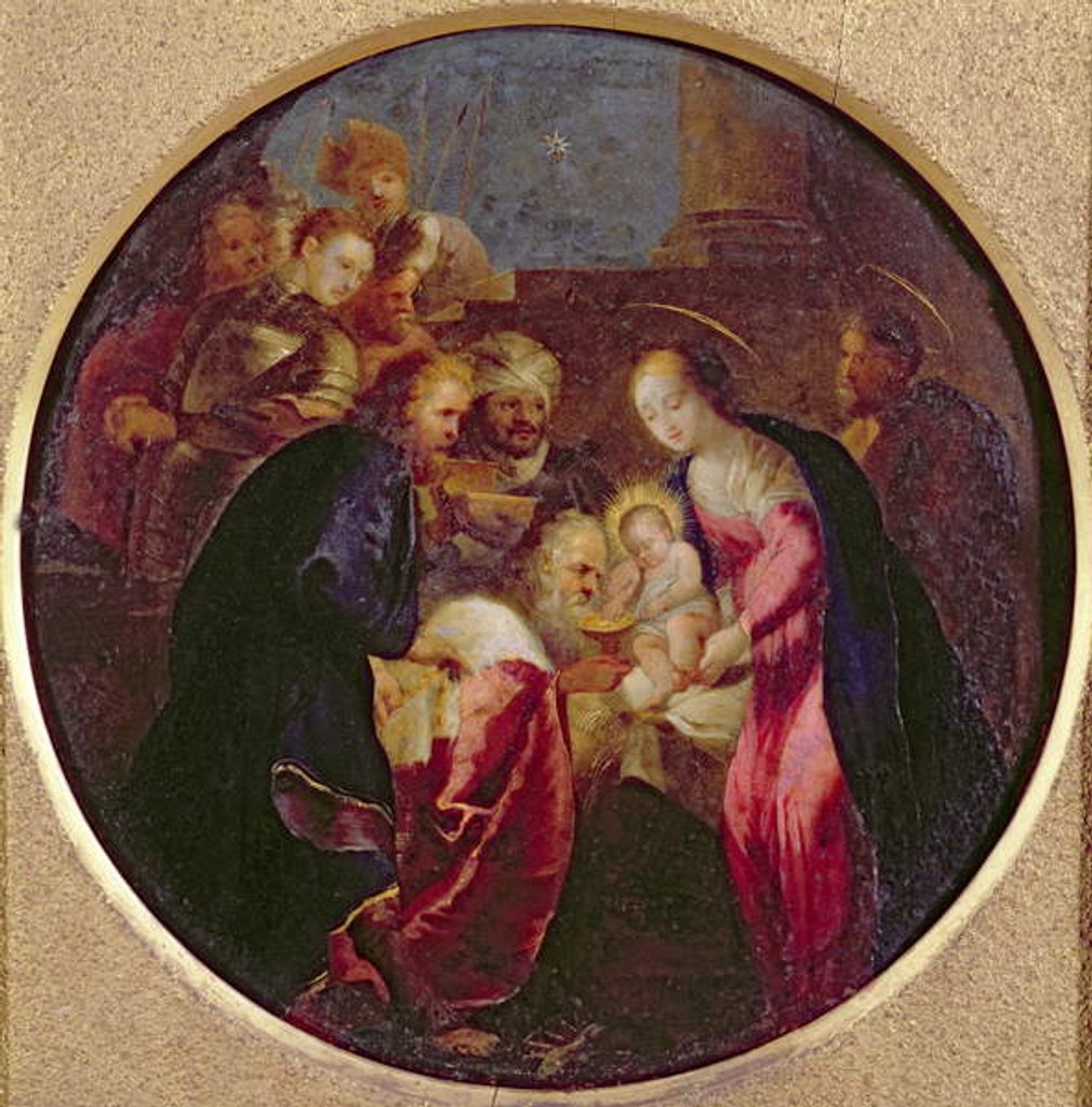 Detail of Adoration of the Magi, 1600-25 by Johann Rottenhammer