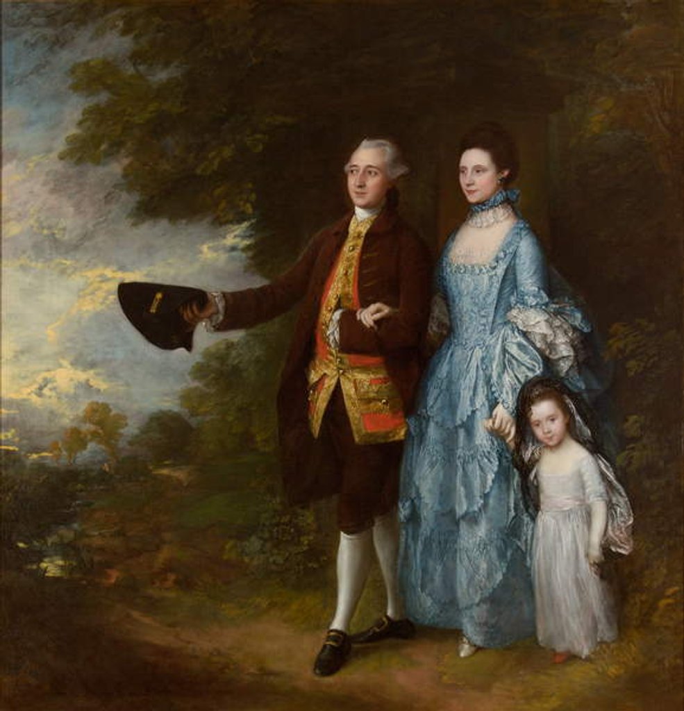 Detail of The Byam Family, c.1762-66 by Thomas Gainsborough