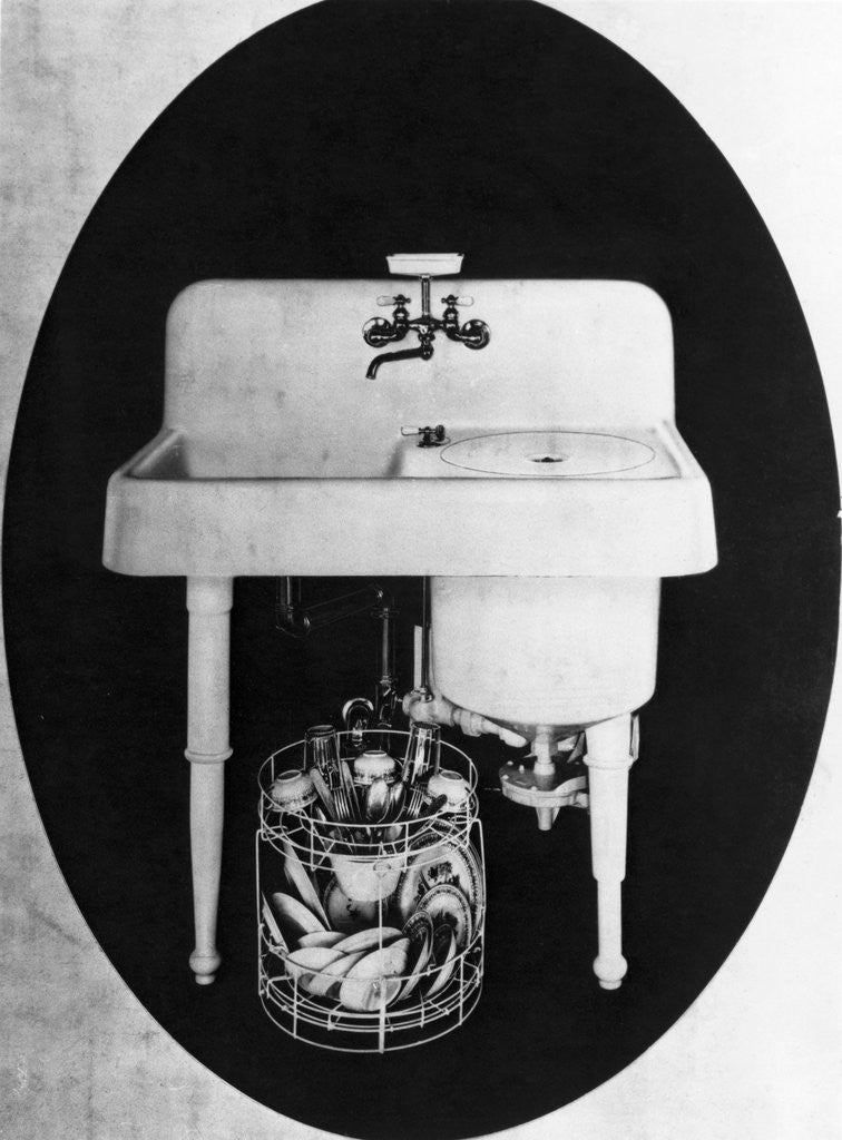 Detail of Walker Electric Dishwasher and Sink Module by Anonymous
