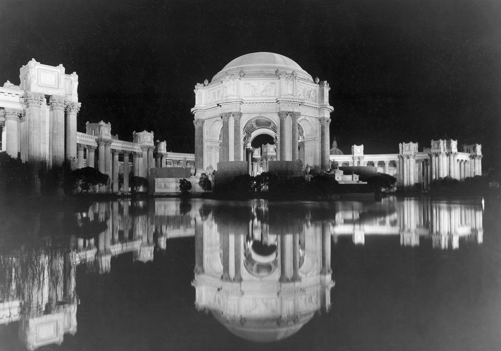 Detail of Palace of Fine Arts at the Panama-Pacific Internatonal Exposition by Anonymous