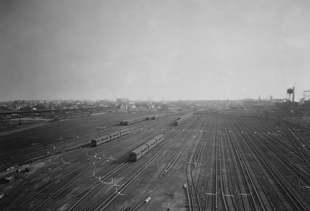 Detail of Coney Island Rail Yard for the Brooklyn-Manhattan Transit by Corbis