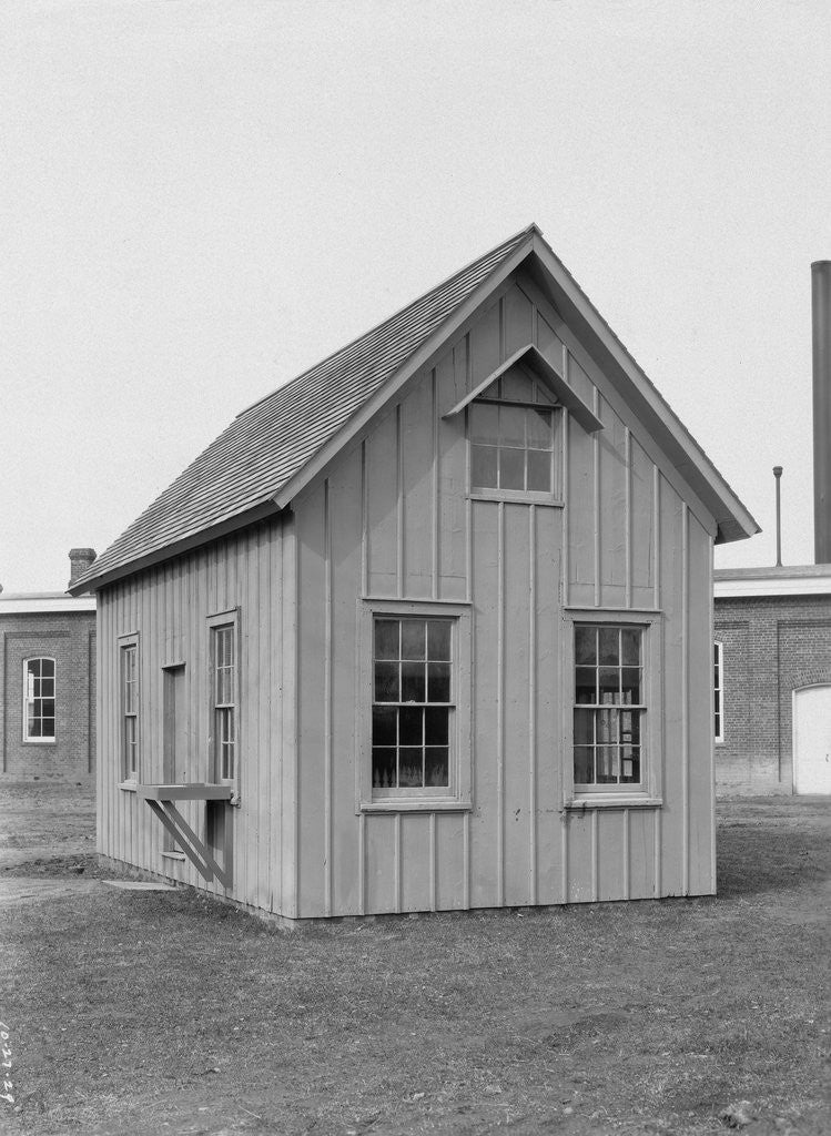 Detail of Reconstruction of the Glass House by Anonymous