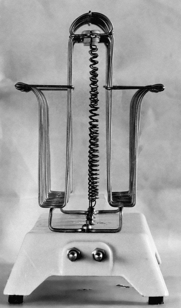 Detail of Side View of a Wire Unit Electric Toaster by Anonymous
