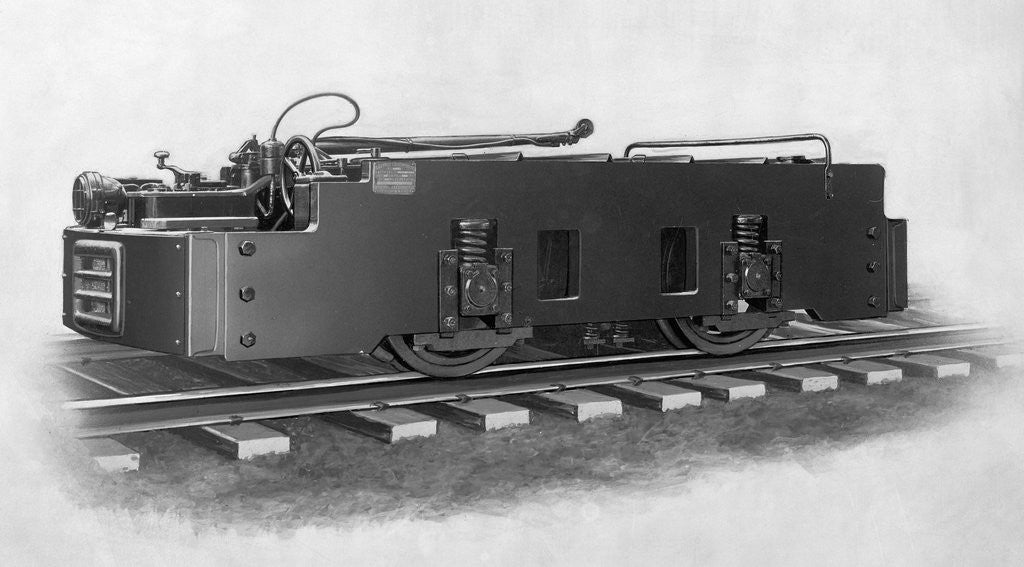 Detail of Mine Locomotive Truck by Anonymous