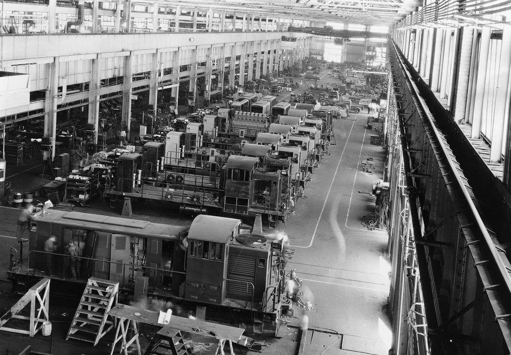 Detail of Locomotive Assembly Factory by Anonymous