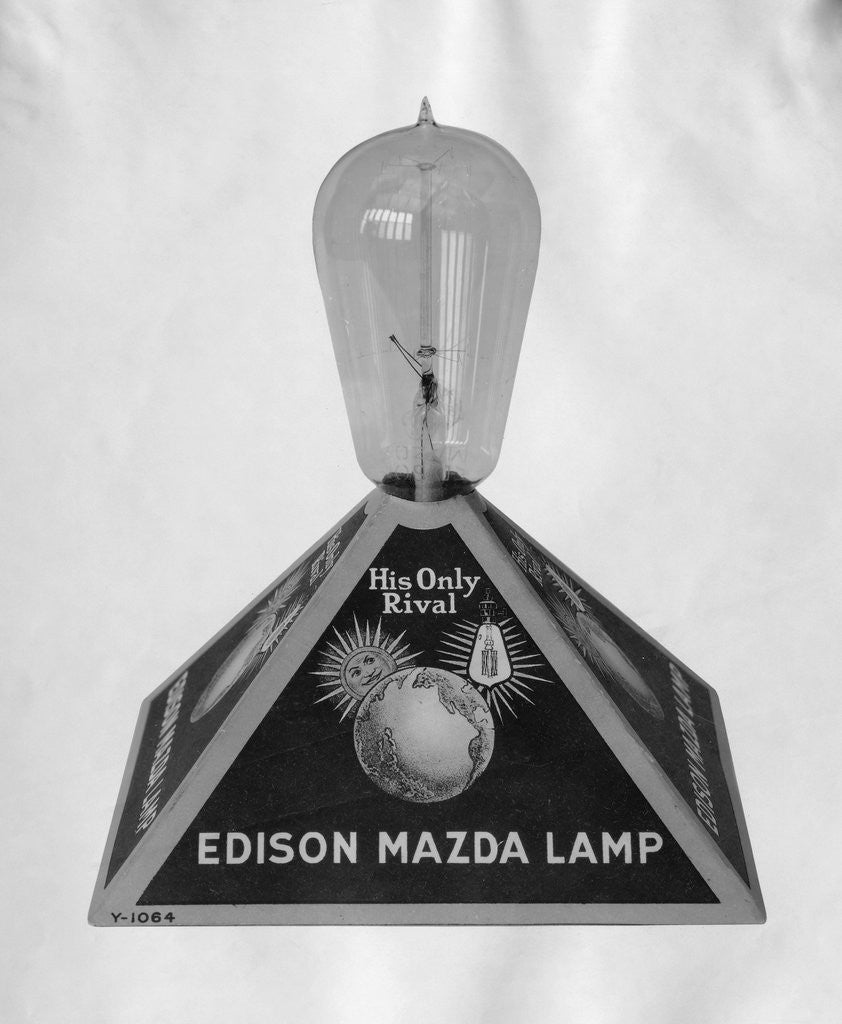 Detail of Edison Mazda Lamp by Anonymous
