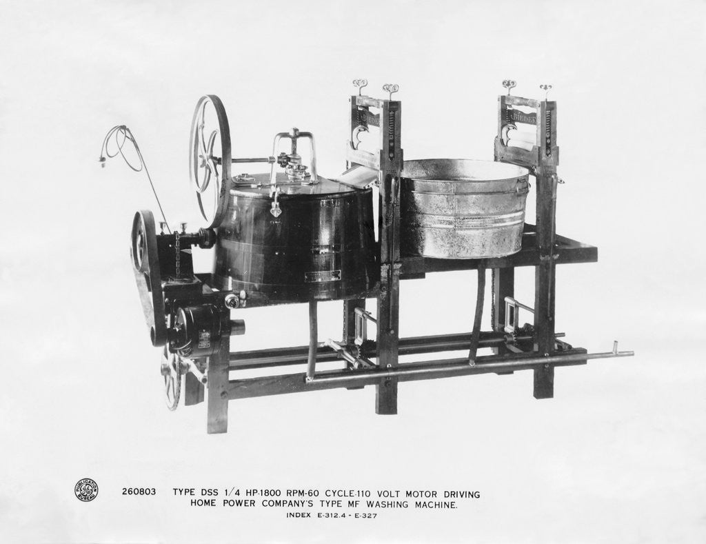 Detail of Early General Electric Washing Machine by Anonymous