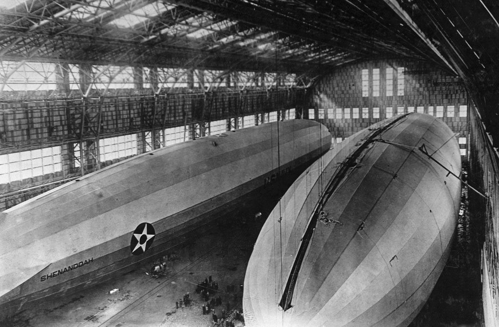 Detail of Airship Hangar by Anonymous