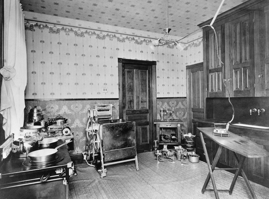 Detail of Modern Kitchen with Electric Appliances by Anonymous