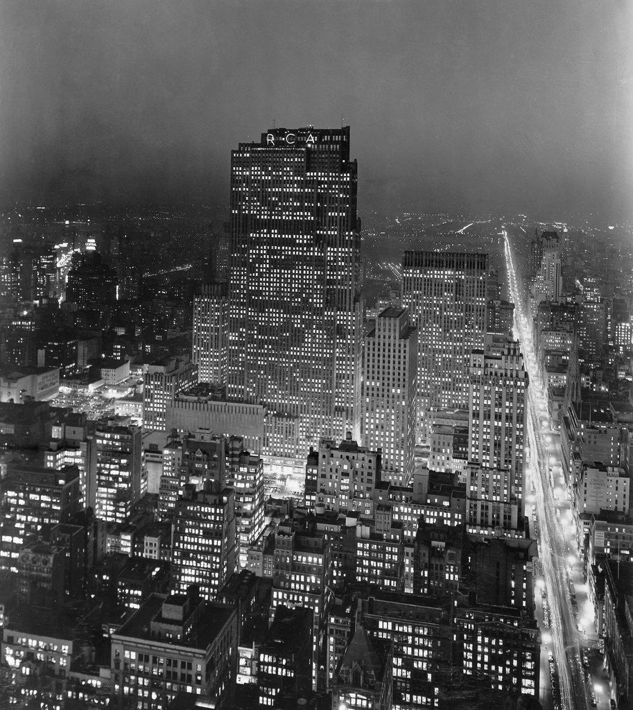 Detail of RCA Building in Downtown New York by Anonymous