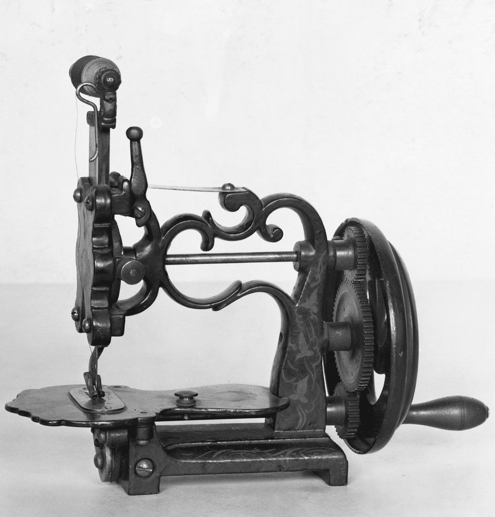 Detail of Manual Sewing Machine by Corbis