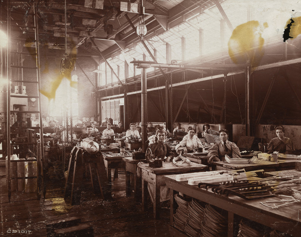 Detail of Female Employees at Schenectady Factory by Anonymous