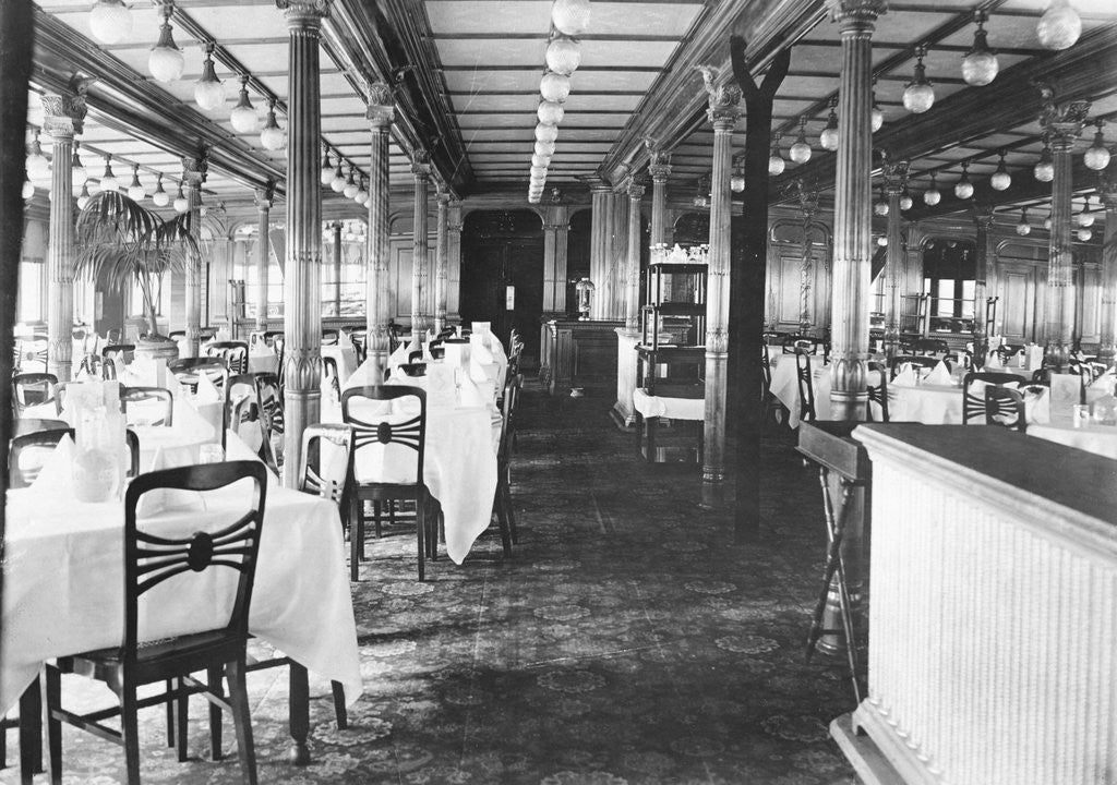 Detail of Elegant Dining Area on Shipboard by Corbis