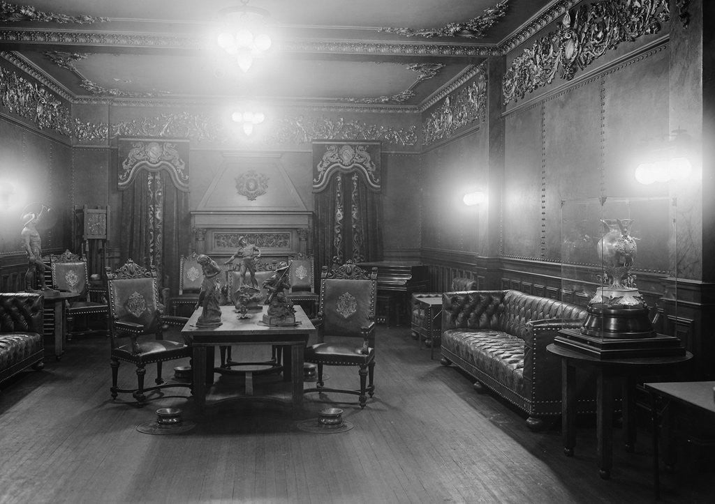 Detail of 71st Regiment Club Room by Anonymous