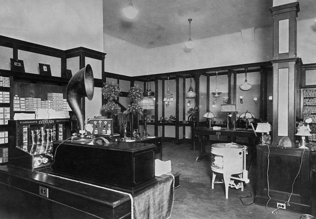 Detail of Merchandise Display at International Machine Company by Anonymous