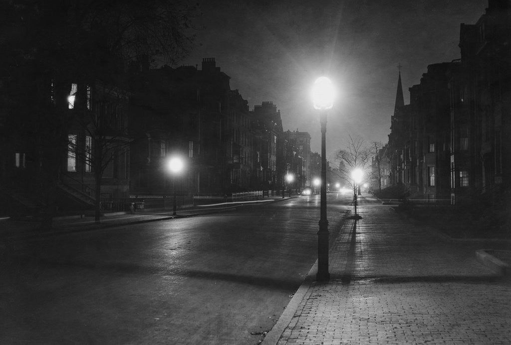Detail of Incandescent Street Lamps by Anonymous