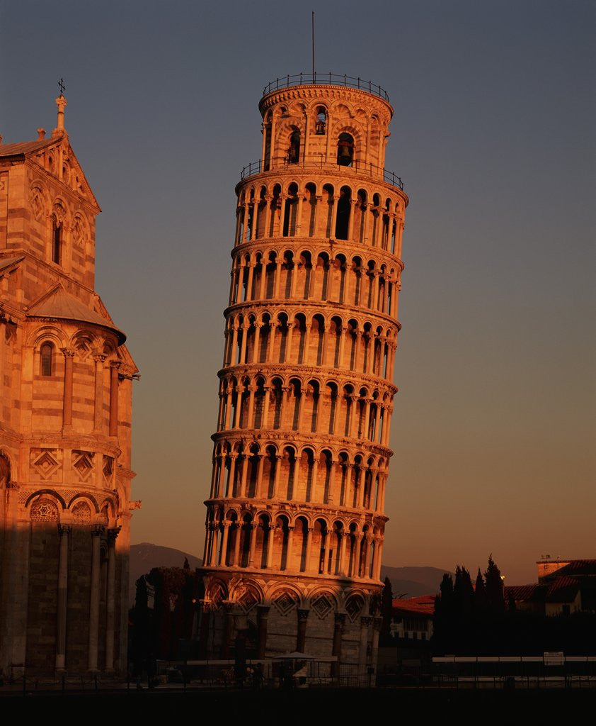 Detail of Exterior of the Leaning Tower of Pisa by Anonymous