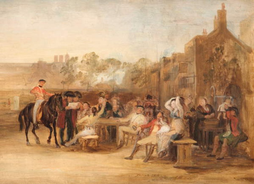 Detail of Chelsea Pensioners reading the Waterloo Despatch, 1819 by David Wilkie