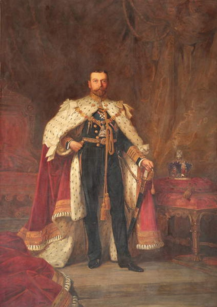 Detail of King George V by Samuel Luke Fildes
