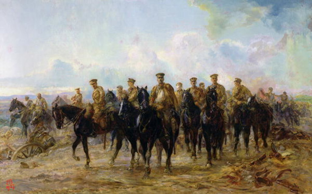 The Retreat from Mons, 1927 by Lady Butler