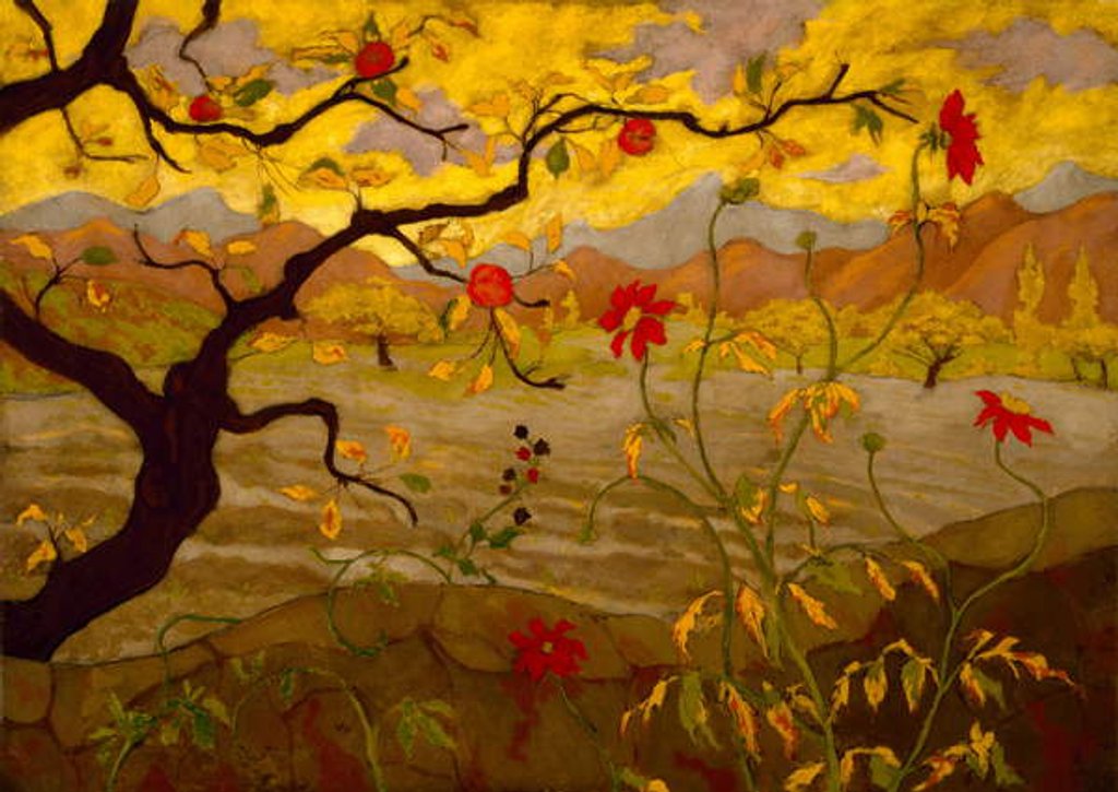 Detail of Appletree and Red Fruit, c.1902 by Paul Ranson