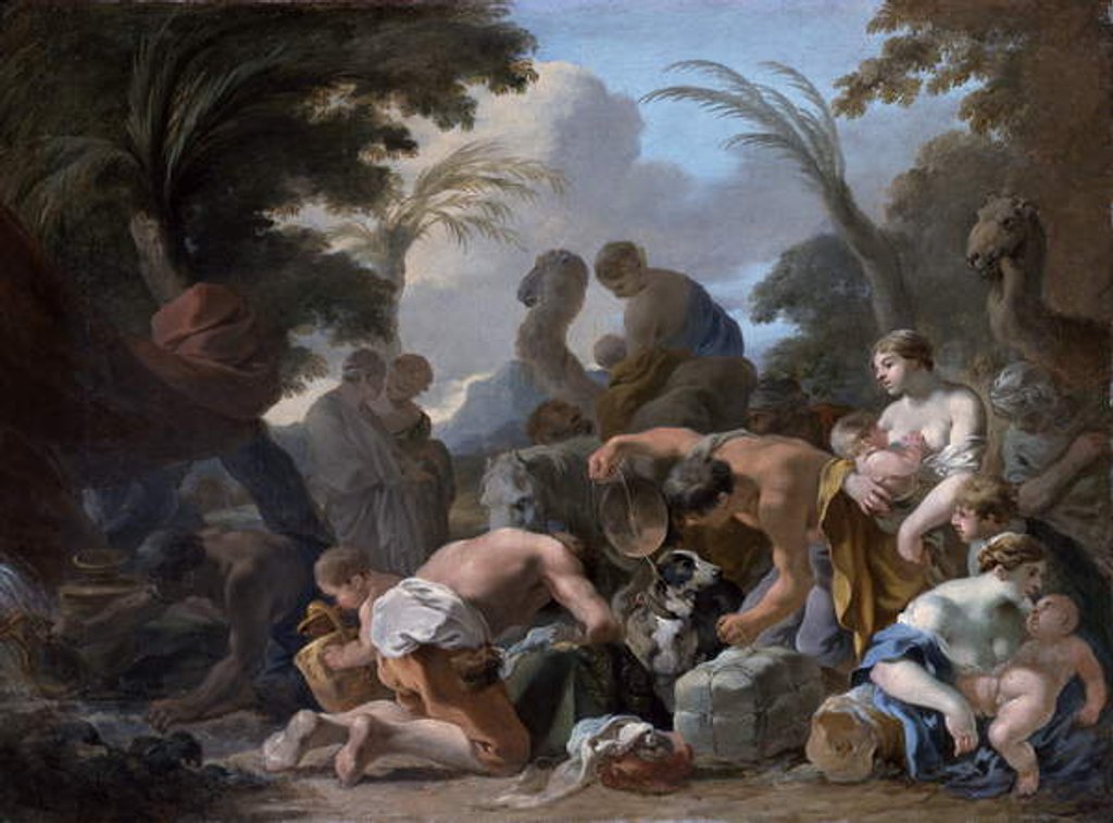 Detail of Laban Searching the Belongings of Jacob, c.1634-37 by Sebastien Bourdon