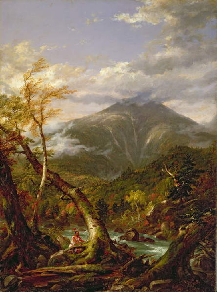 Detail of Indian Pass, 1847 by Thomas Cole
