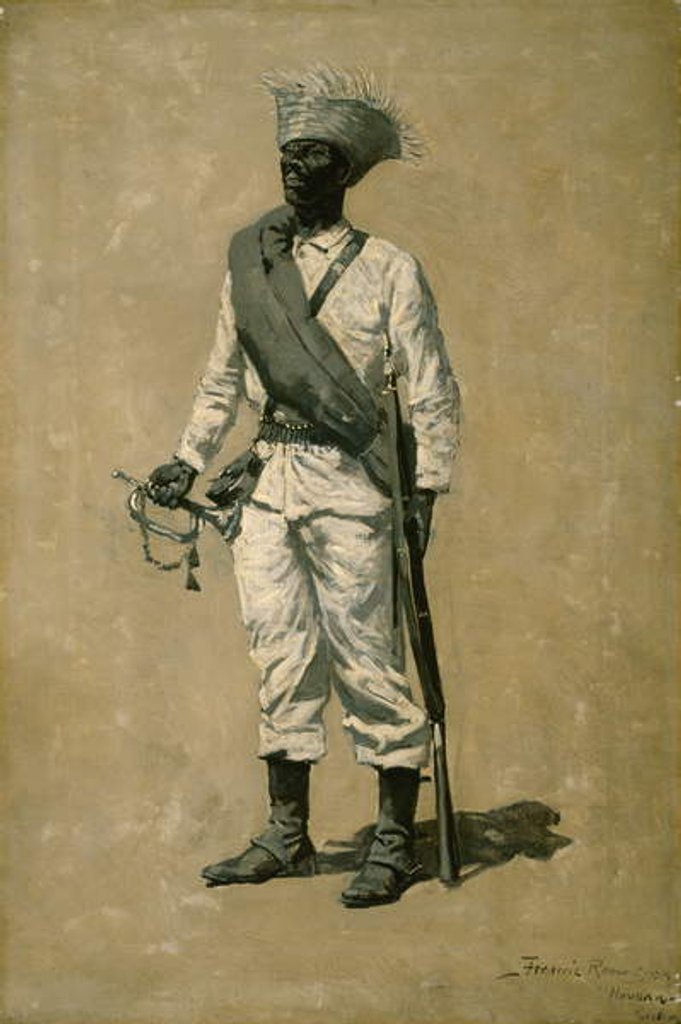 Detail of One of Gomez' Men, 1899 by Frederic Remington