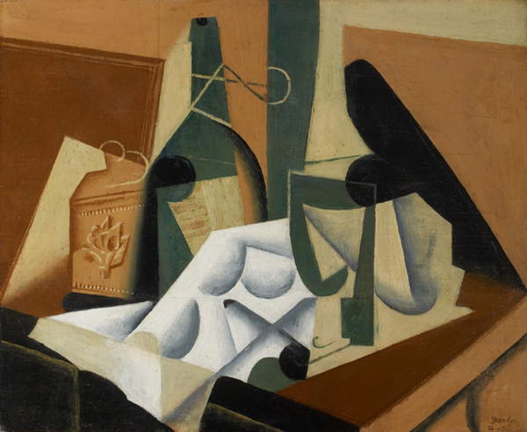 Detail of The White Tablecloth, 1912-16 by Juan Gris