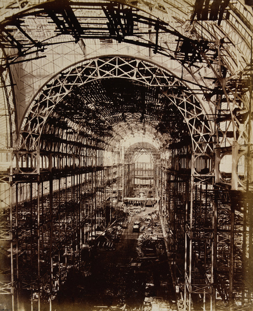 Detail of Nave of the Crystal Palace by Anonymous