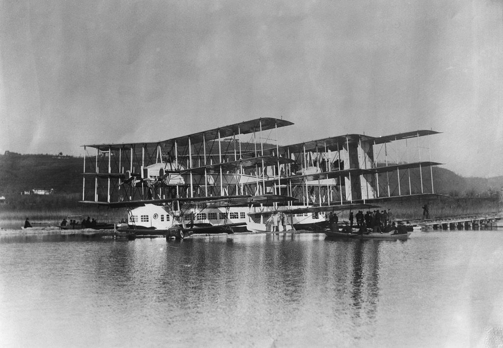 Detail of Caproni Passenger Triplane by Anonymous