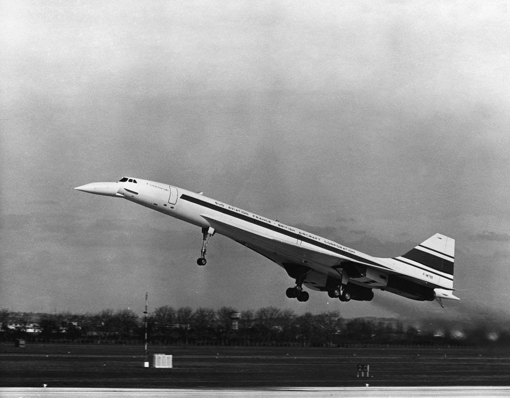 Detail of Taking Off For The First Time At 3.30 p.m. Is Concorde 001. by Anonymous