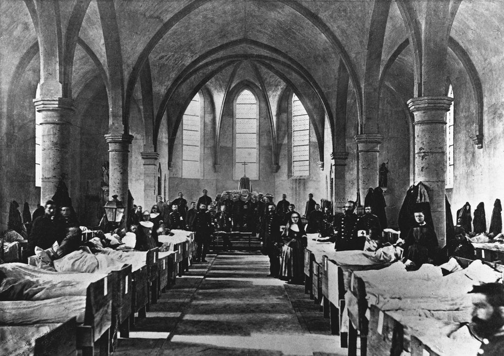 Detail of The Church Military Hospital by Anonymous