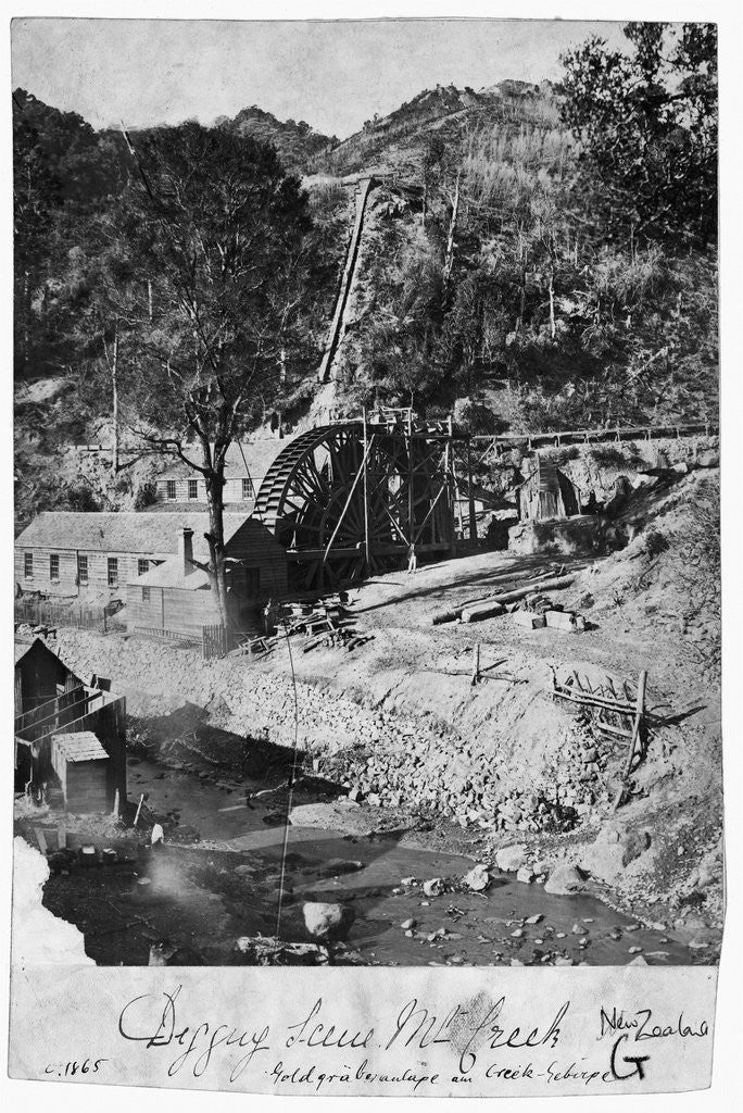Detail of Gold Mine in New Zealand by Anonymous