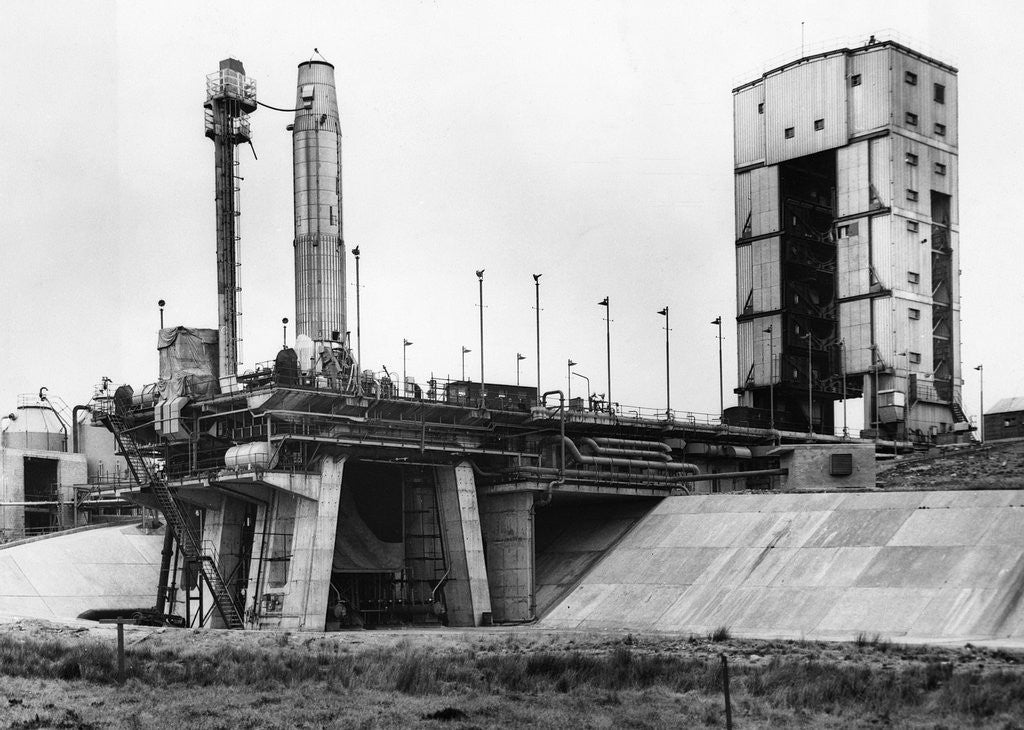 Detail of Blue Streak Rocket at Spadeadam Rocket Establishment, Cumberland by Anonymous
