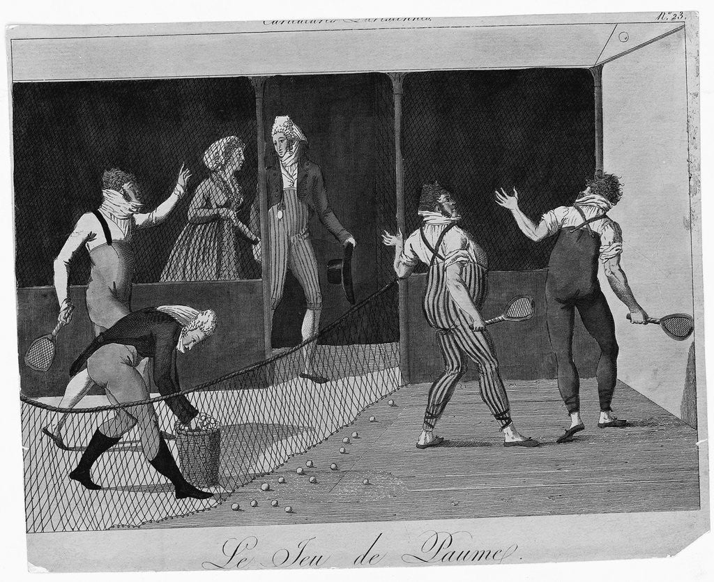 Detail of Le Jeu de Paume Illustration by Anonymous