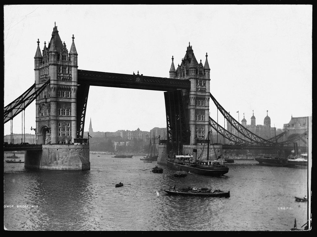 Detail of View Towards Pool of London by Anonymous