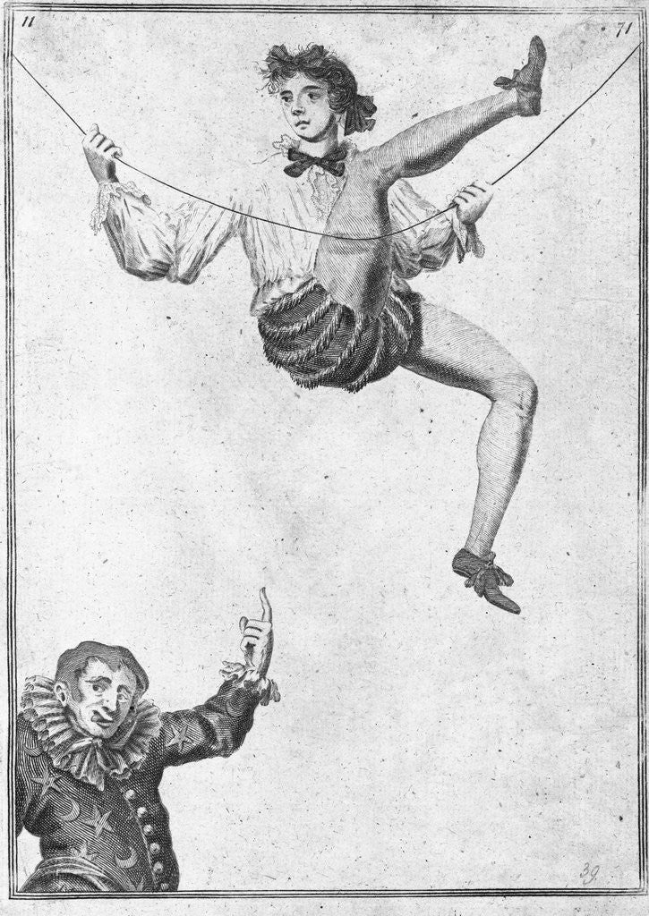 Detail of Tightrope Walker by Anonymous