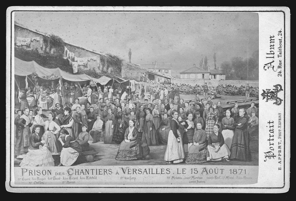 Detail of Women Communards in Concentration Camp at Versailles, 1871 by Anonymous