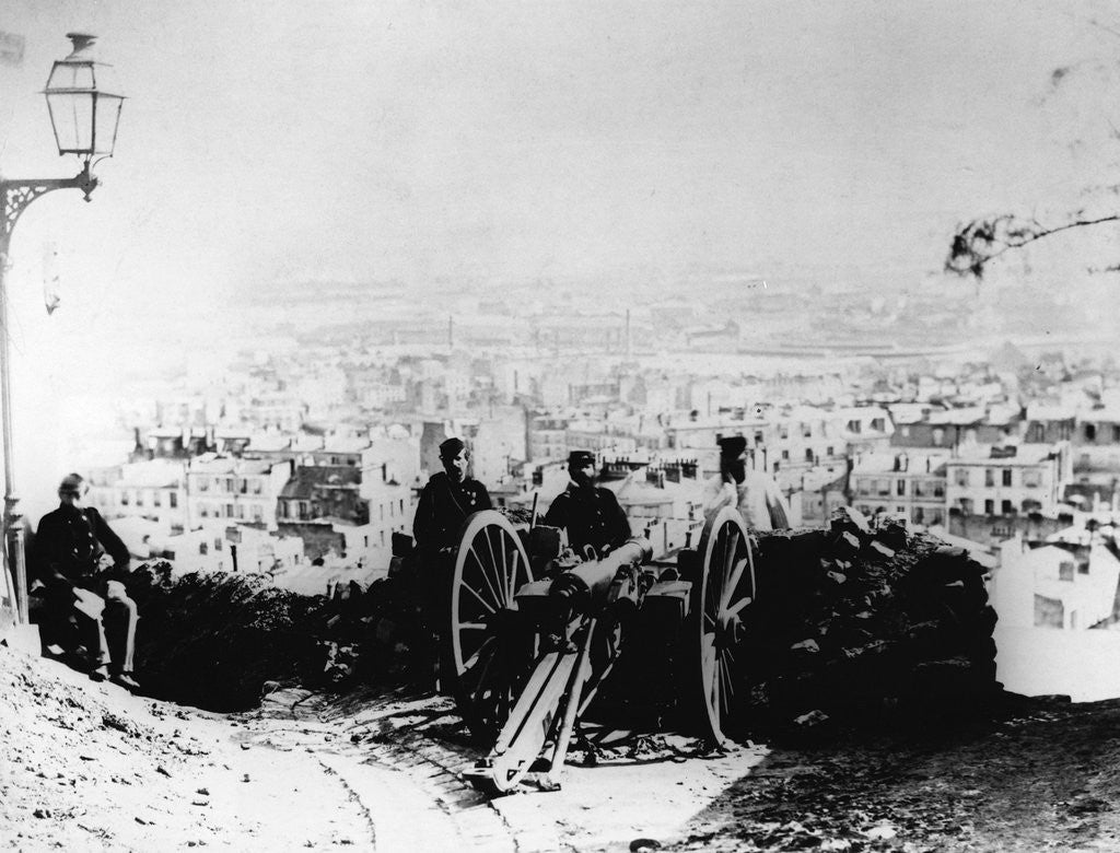 Detail of Communard Artillery Outpost by Anonymous