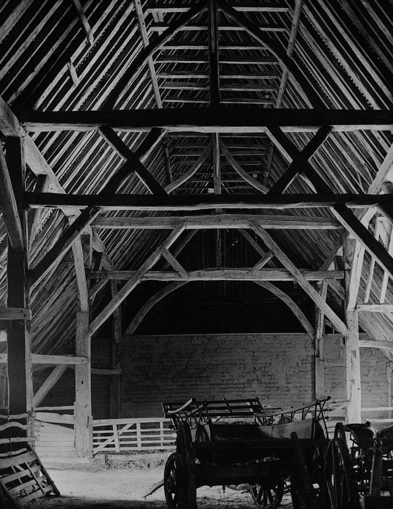 Detail of Interior of the Barley Barn at Cressing Temple by Anonymous