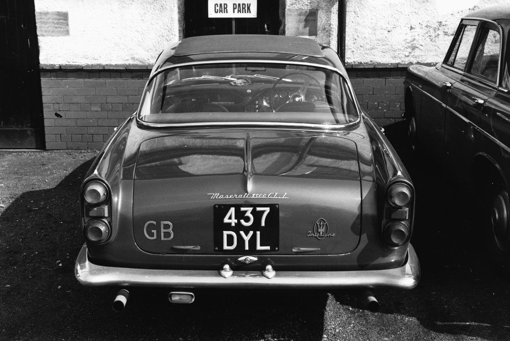 Detail of Back View of a Maserati 3500 GTI by Anonymous